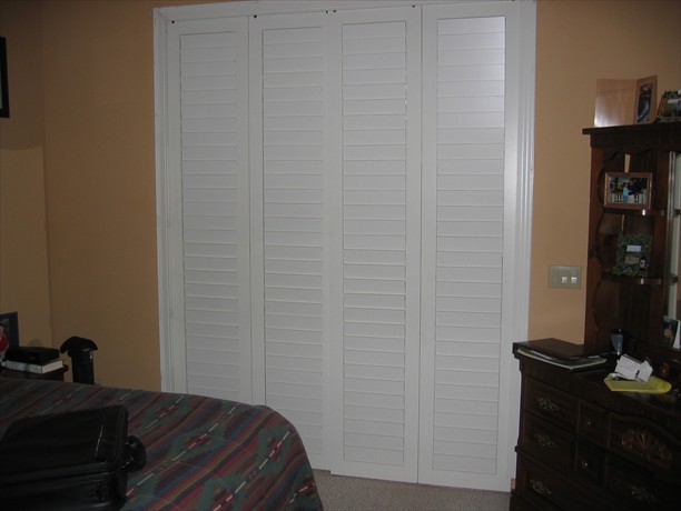 Shutters closed