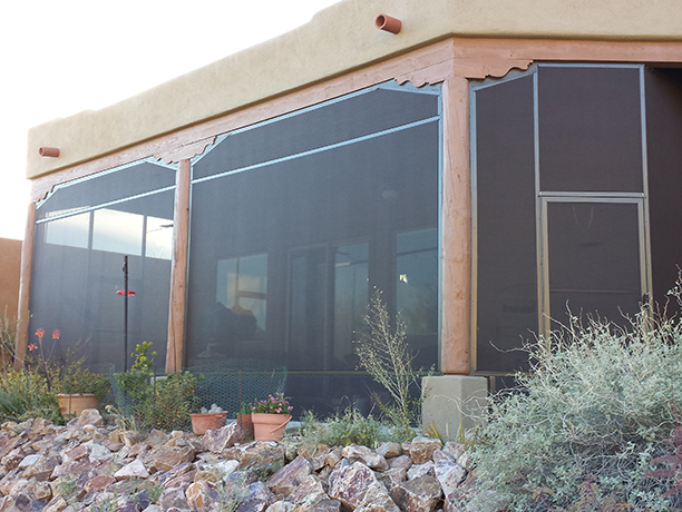 Custom patio screens